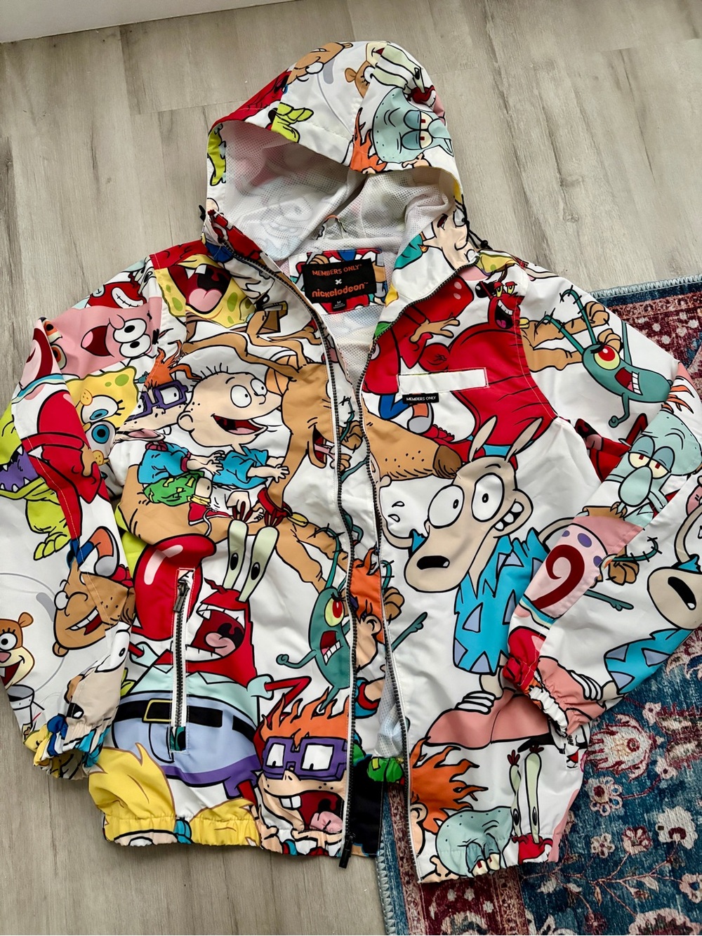 Members Only Hooded Nickelodeon jacket